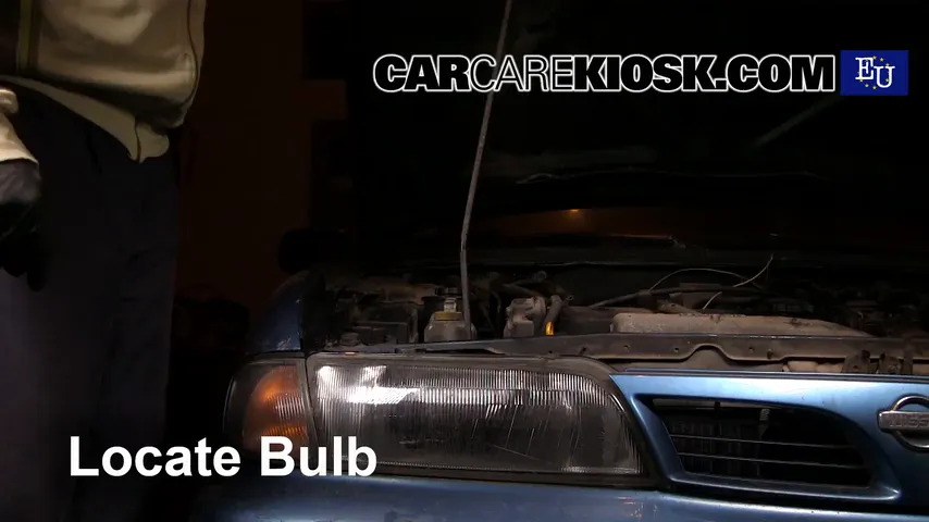 1999 Nissan Almera GX 2.0L 4 Cyl. Diesel Lights Highbeam (replace bulb)